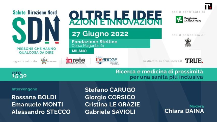 Ricerca e medicina di prossimità per una sanità più inclusiva al panel di Sdn