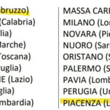 Piacenza in Lombardia