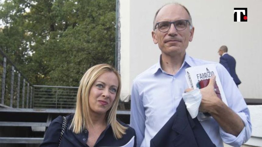 L’AgCom non ha dubbi: “Il duello tv Letta-Meloni avrebbe favorito Pd e Fdi”