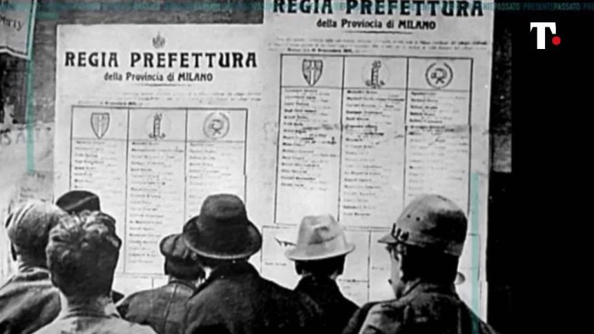 Elezioni in autunno, l’ultima volta non andò bene: era il 16 novembre 1919