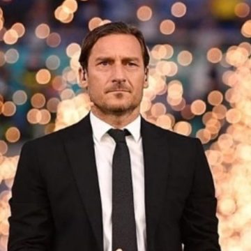 Francesco Totti furioso