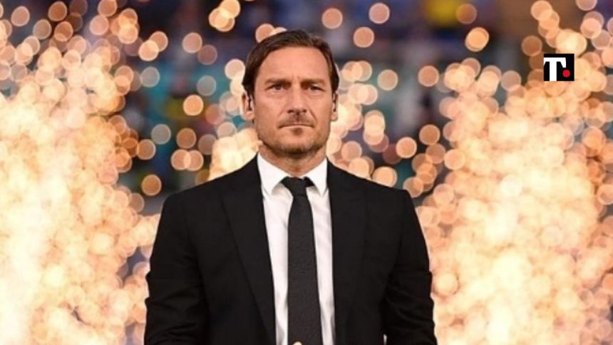 Francesco Totti furioso