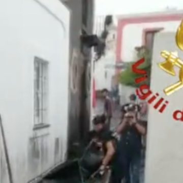 Stromboli invasa da acqua e fango: danni pesantissimi