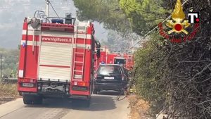 Incendi dolosi Palermo