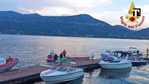 Incidente Lago Maggiore gommone motoscafo