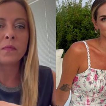 Chiara Ferragni contro Giorgia Meloni