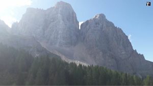 Dolomiti, crollo su Monte Pelmo