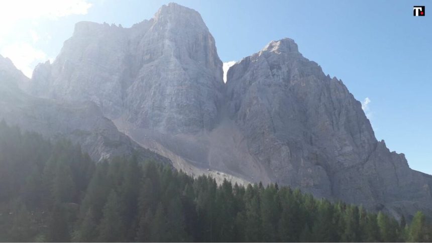 Dolomiti, crollo su Monte Pelmo