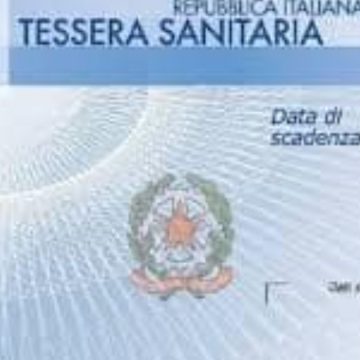 Tessera sanitaria senza chip