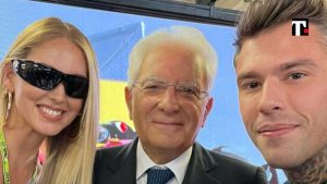 Ferragnez Sergio Mattarella selfie