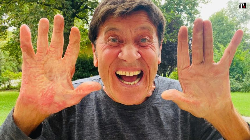 Gianni Morandi, le mani