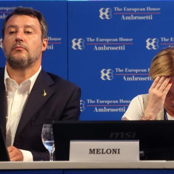 Cernobbio, Salvini e Meloni