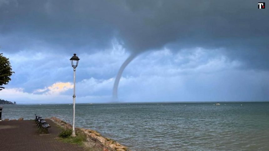 Maltempo sul Lago di Garda