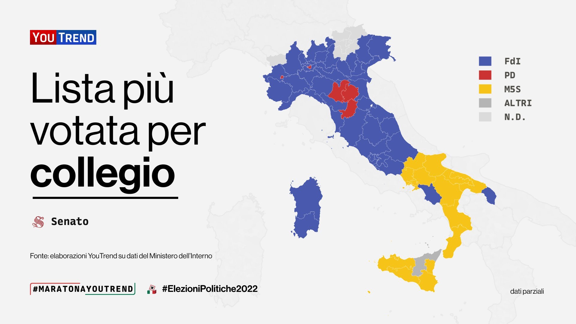 Il voto spacca l'Italia in due: è sempre Nord contro Sud - True News.