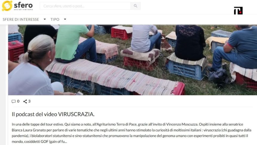 Complottisti, no vax, no pass e putiniani si uniscono nel social “Sfero”