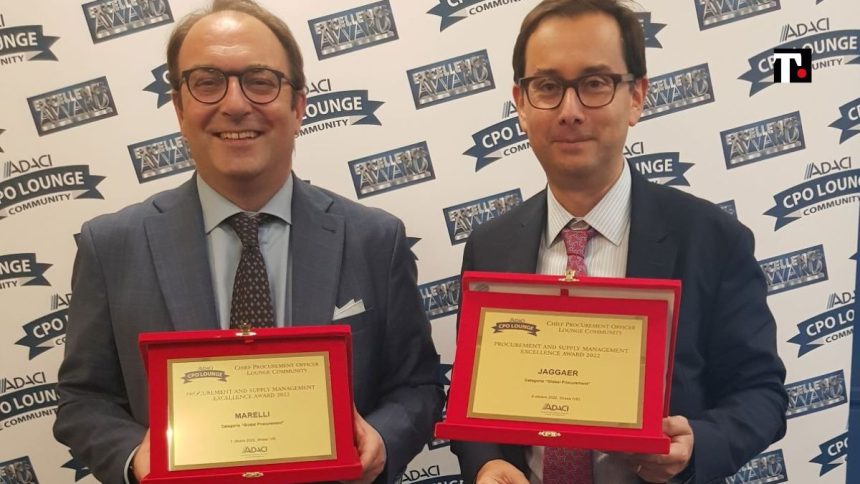 Jaggaer con Marelli vince agli Excellence Award 2022