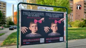 Poster stop gender Bologna