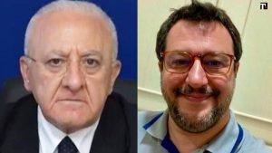 De Luca contro Salvini