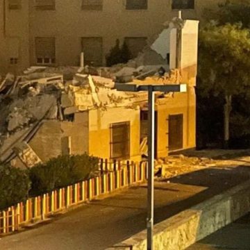 Cagliari, crollo Università