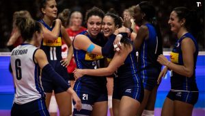 Pallavolo femminile, Italia contro Brasile