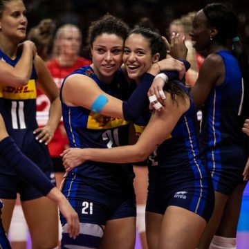Pallavolo femminile, Italia contro Brasile