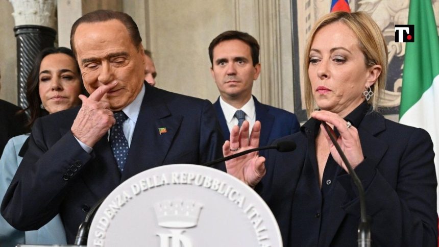 True Data, gli italiani hanno le idee chiare sui contrasti tra Meloni e Berlusconi