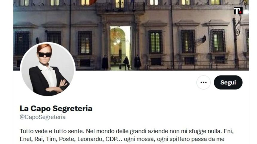 LaCapoSegreteria, l’account Twitter che nasconde un segreto (e ne racconta altri)