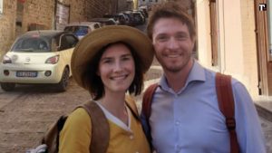 Amanda Knox e Raffaele Sollecito a Gubbio