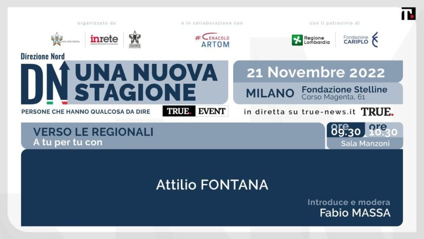 Attilio Fontana a Italia Direzione Nord