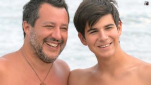 Il figlio di Matteo Salvini