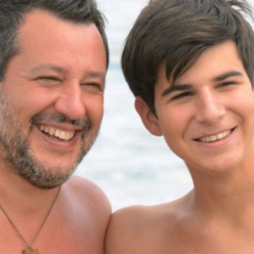 Il figlio di Matteo Salvini