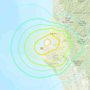 Terremoto California magnitudo