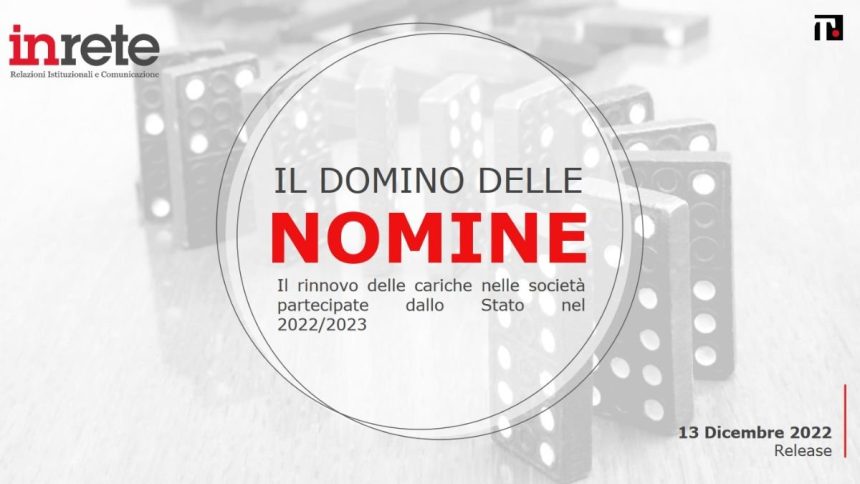 Non solo Eni, Enel e Leonardo. Scarica il “domino delle nomine” del governo Meloni a cura di Inrete