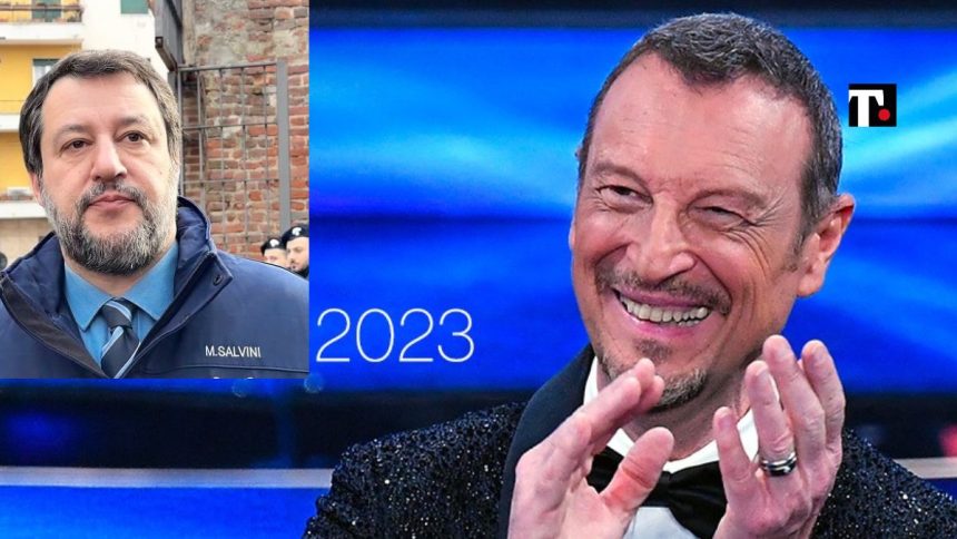 Zelensky Sanremo Salvini