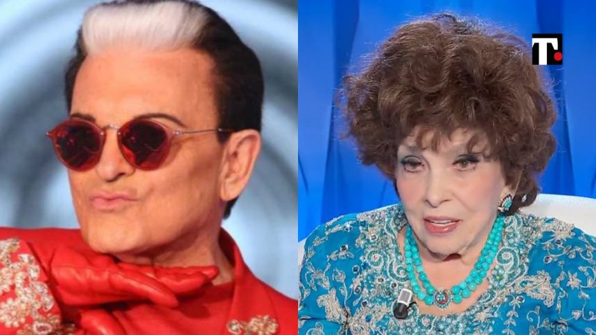 Cristiano Malgioglio Gina Lollobrigida