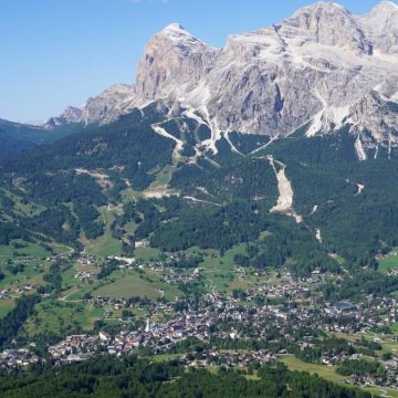 Valanga Cortina morta maestra sci