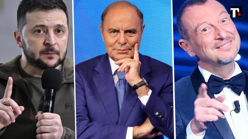 Zelensky a Sanremo, Bruno Vespa è il vero ambasciatore di Meloni in Ucraina