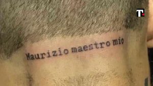 Maurizio Costanzo Fabrizio Corona tatuaggio