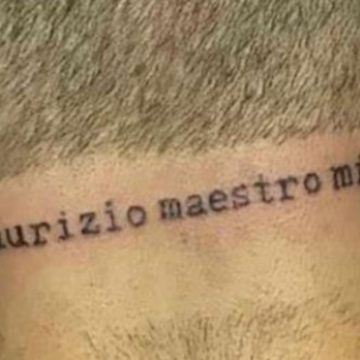 Maurizio Costanzo Fabrizio Corona tatuaggio