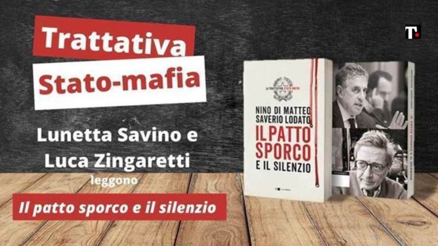 “Il patto sporco e il silenzio” di Nino Di Matteo e Saverio Lodato a teatro