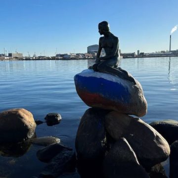 Copenhagen Sirenetta vandalizzata