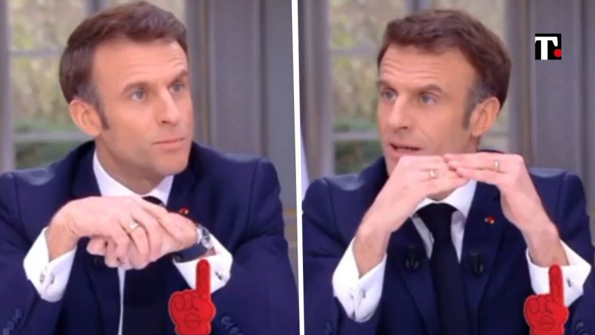 Macron parla di povertà in tv e si sfila (di nascosto) l’orologio di lusso. VIDEO