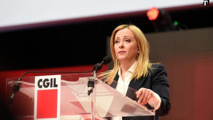 Meloni al Congresso Cgil