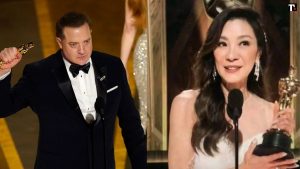 Oscar 2023, Brendan Fraser e Michelle Yeoh