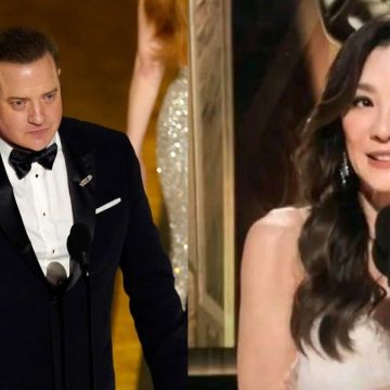 Oscar 2023, Brendan Fraser e Michelle Yeoh