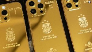 Messi, I-Phone d'oro