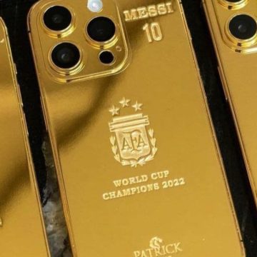 Messi, I-Phone d'oro