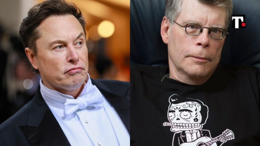 Elon Musk Stephen King spunte blu