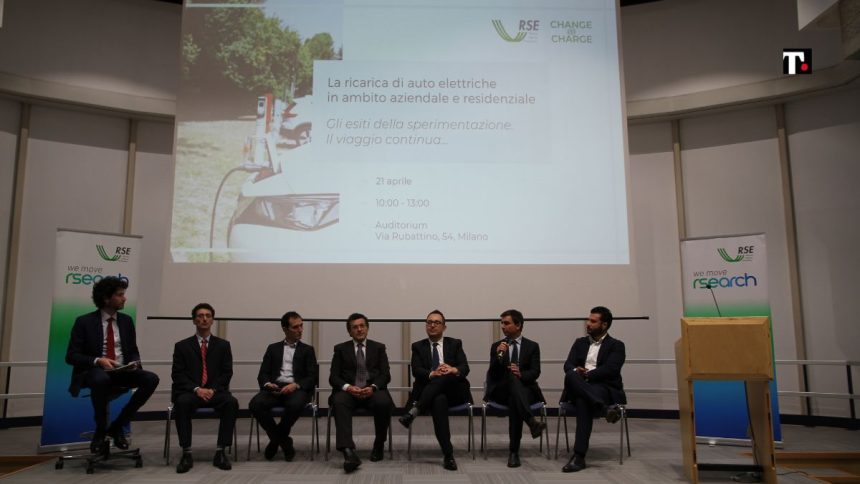 RSE, la ricarica di auto elettriche al lavoro fa risparmiare 5 tonnellate di CO2 in 3 mesi