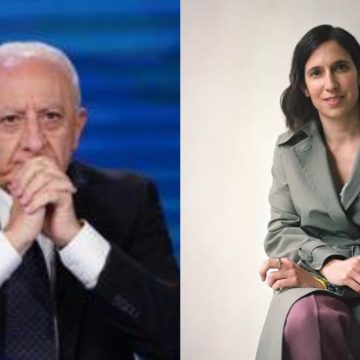 De Luca contro Elly Schlein